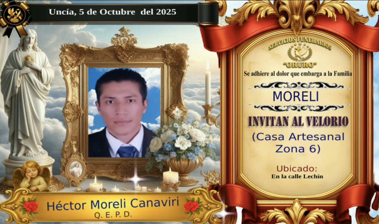 Fallece Héctor Moreli Canaviri, última víctima de los conflictos de Llallagua